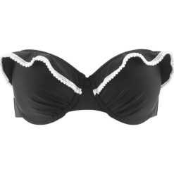 Biustonosz bikini na fiszbinach bonprix czarny. Bikini marki 4f. Za 37.99 zł.