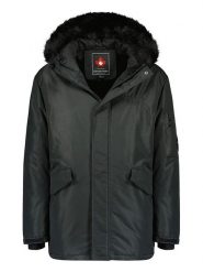 Canadian Peak Parka "Adan" w kolorze czarnym rozmiar: L. Czarne płaszcze Canadian Peak, l, bez wzorów, bez kaptura. Za 211.81 zł.