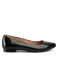 Baleriny Maciejka. Czarne baleriny Maciejka, bez wzorów, bez obcasa, bez zapięcia. Za 269.99 zł.