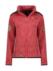 Geographical Norway Kurtka polarowa "Tourbillone" w kolorze koralowym rozmiar: XL. Pomarańczowe kurtki Geographical Norway, xl, bez wzorów, z polaru, bez kaptura. Za 161.73 zł.