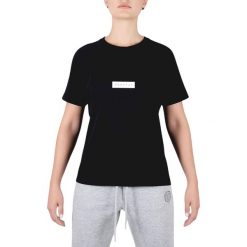 Koszulka treningowa damska Morotai Bloc Logo. Czarne t-shirty sportowe MOROTAI, s, bez wzorów, z bawełny, bez ramiączek, na fitness i siłownię. W wyprzedaży za 64.00 zł.