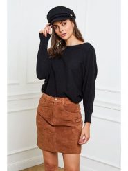 Joséfine Sweter "Irene" w kolorze czarnym rozmiar: M. Czarne swetry Joséfine, m, bez wzorów, z kaszmiru, bez ramiączek. Za 237.17 zł.