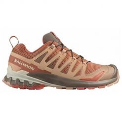 Buty do biegania damskie Salomon Xa Pro 3d V9. Brązowe buty do biegania Salomon, z materiału, bez zapięcia. Za 656.00 zł.