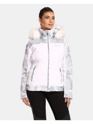 Kilpi Kurtka narciarska "Lena" w kolorze jasnoróżowo-szaro-białym rozmiar: 42. Białe kurtki narciarskie Kilpi, m, bez wzorów, ze lnu, bez kaptura, narciarskie. Za 547.77 zł.