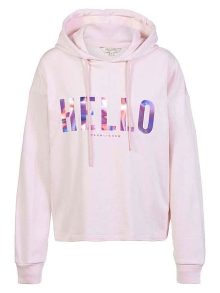 Herrlicher Bluza w kolorze jasnoróżowym rozmiar: S. Różowe bluzy Herrlicher, s, bez wzorów, bez ramiączek, z kapturem. Za 166.88 zł.