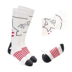 Skarpety narciarskie damskie KADVA Skio W. Czerwone skarpetki KADVA, bez wzorów, z elastanu. Za 34.99 zł.