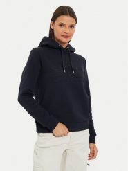 Gant Bluza Tonal Archive Shield 4203648 Granatowy Regular Fit. Niebieskie bluzy Gant, xs, bez wzorów, z bawełny, bez ramiączek, bez kaptura. Za 349.99 zł.