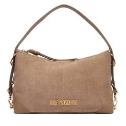 Torebka LOVE MOSCHINO. Brązowe torebki klasyczne Love Moschino, bez wzorów, klasyczne, bez dodatków. Za 879.99 zł.