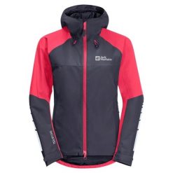 Kurtka Damska Morrobia. Szare kurtki Jack Wolfskin, m, bez wzorów, z materiału, z kapturem. Za 677.99 zł.