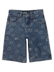 Molo Szorty dżinsowe w kolorze granatowym rozmiar: 128. Niebieskie szorty molo, z aplikacjami, z bawełny, klasyczne. Za 110.81 zł.