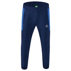 Dres treningowy dla dzieci Erima Team. Niebieskie szorty Erima, bez wzorów, z dresówki, sportowe. Za 174.50 zł.