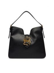 Just Cavalli Torebka 80RA4BA3 ZSA89 Czarny. Czarne torebki klasyczne Just Cavalli, bez wzorów, ze skóry, bez dodatków. Za 799.99 zł.