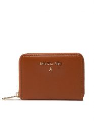 Patrizia Pepe Duży Portfel Damski CQ8512/L001-B757 Brązowy. Brązowe portfele Patrizia Pepe, bez wzorów, ze skóry. Za 359.99 zł.