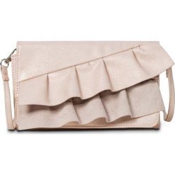 Kopertówka "Falbany" bonprix kolor czerwonego złota. Torebki klasyczne marki DOMYOS. Za 59.99 zł.
