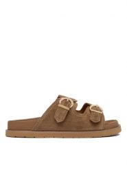 Gant Klapki 32503255 Brązowy. Brązowe klapki Gant, bez wzorów, ze skóry, bez obcasa, bez zapięcia. Za 459.99 zł.