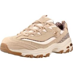 Buty SKECHERS 150877S D LITES WILD CHARM Jasnobrązowy. Brązowe trekkingi Skechers, bez wzorów, z materiału, bez zapięcia, trekkingowe. Za 323.99 zł.