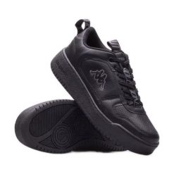 Buty Kappa Fogo Pf Oc 243324OC-1111 czarne. Czarne buty treningowe bez wzorów, z materiału, bez zapięcia. Za 248.49 zł.