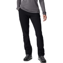 Damskie spodnie turystyczne Columbia Back Beauty Warm Softshell. Czarne spodnie narciarskie Columbia, bez wzorów, z softshellu, narciarskie. Za 579.00 zł.
