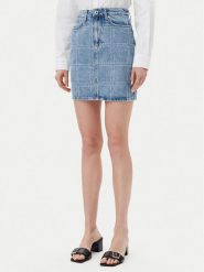 Karl Lagerfeld Jeans Spódnica jeansowa A2W12013 Niebieski Regular Fit. Niebieskie spódnice Karl Lagerfeld Jeans, s, bez wzorów, z bawełny. Za 409.99 zł.