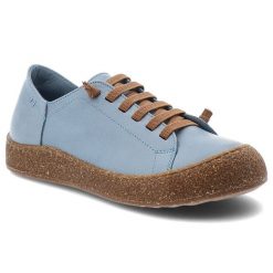 Półbuty damskie Ravini, ze skóry naturalnej licowej cholewka sznurowanie wygodna podeszwa casual, niebieskie, 1301. Niebieskie półbuty wsuwane Ravini, bez wzorów, ze skóry, casualowe, bez obcasa, na płaskiej podeszwie. Za 309.00 zł.