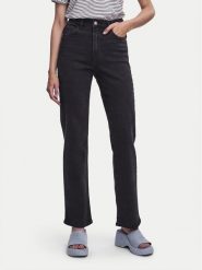 Pieces Jeansy Kelly 17147294 Czarny Straight Fit. Czarne jeansy Pieces, bez wzorów, z bawełny. Za 129.99 zł.