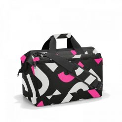 Torba allrounder l pocket signature bold pink. Różowe torby podróżne Reisenthel, bez wzorów, z tkaniny, na ramię. W wyprzedaży za 195.90 zł.