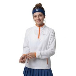 Damska lekka kurtka tenisowa Siroko Dink-W White. Białe kurtki SIROKO, l, bez wzorów, z materiału, bez kaptura. Za 211.00 zł.