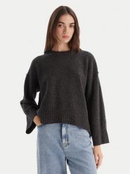 Marella Sweter Amelia 2523366305 Szary Loose Fit. Szare swetry Marella, m, bez wzorów, z wełny, bez ramiączek. Za 1,089.00 zł.