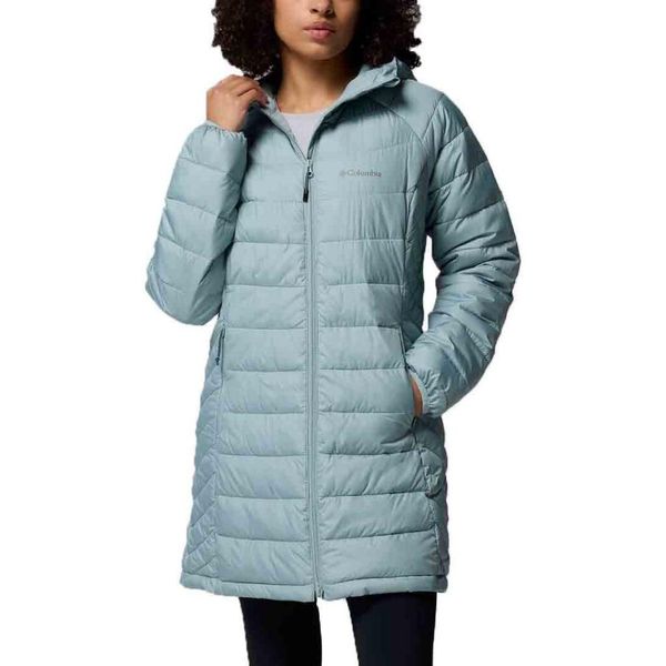 Kurtka COLUMBIA POWDER LITE II MID JACKET Niebieski. Niebieskie kurtki Columbia, m, bez wzorów, z syntetyku, bez kaptura. Za 361.99 zł.