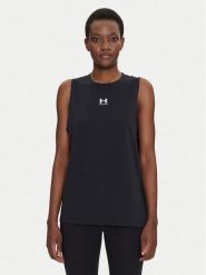 Under Armour Koszulka techniczna Rival Muscle 1383659 Czarny Regular Fit. Czarne t-shirty sportowe Under Armour, xs, bez wzorów, z bawełny, bez ramiączek, na fitness i siłownię. Za 79.99 zł.