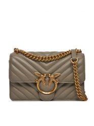 PINKO Torebka Love One Mini Dc PE 24 PLTT 100074 A0GK Beżowy. Brązowe kopertówki Pinko, bez wzorów, ze skóry, wizytowe, bez dodatków. Za 1,329.00 zł.