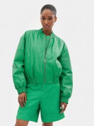 Custommade Kurtka skórzana Francette 999418856 Zielony Relaxed Fit. Zielone kurtki Custommade, xl, bez wzorów, ze skóry, bez kaptura. Za 2,049.00 zł.