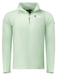 Geographical Norway Bluza polarowa "Tug" w kolorze miętowym rozmiar: S. Zielone bluzy bez kaptura Geographical Norway, s, bez wzorów, z polaru. Za 68.95 zł.