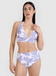 4F Góra od bikini damska - fioletowa M. Fioletowe bikini 4f, bez wzorów, z elastanu, eleganckie. W wyprzedaży za 39.99 zł.