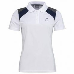 Koszulka polo damska CLUB 22 Tech. Białe t-shirty sportowe Head, xl, bez wzorów, z poliesteru, bez ramiączek, tenisowe. Za 263.00 zł.
