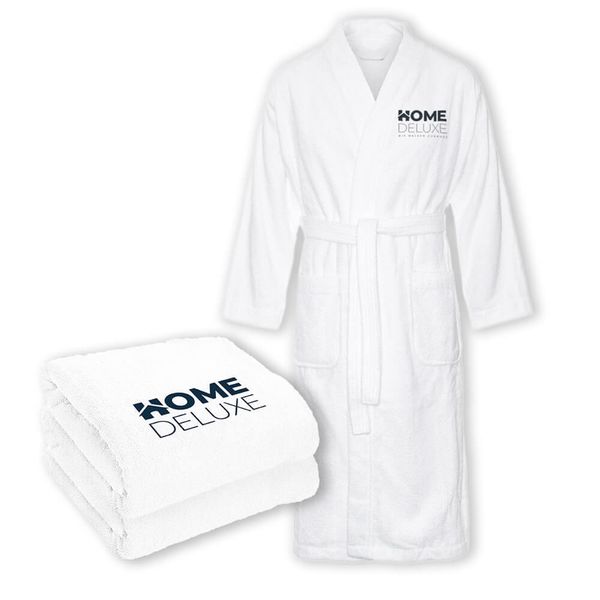 Sauna NOA XL. Białe szlafroki damskie HOME DELUXE, m, bez wzorów, z bawełny, bez ramiączek, długie. Za 292.00 zł.