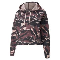 Damska bluza z kapturem Puma Modern Sports AOP. Czarne bluzy Puma, s, bez wzorów, sportowe, bez ramiączek, z kapturem. Za 89.00 zł.