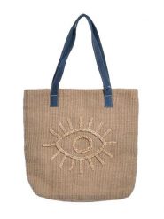BLE Shopper bag w kolorze beżowym - 40 x 40 cm rozmiar: onesize. Brązowe shopper bag BLE, bez wzorów, z materiału, na ramię, bez dodatków. Za 124.95 zł.
