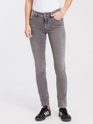 Cross Jeans Dżinsy - Slim fit - w kolorze szarym rozmiar: W30/L32. Szare jeansy Cross Jeans, l, z aplikacjami, z jeansu, z podwyższonym stanem. Za 114.71 zł.