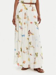 Seafolly Spódnica maxi Isla Palm 55397-SK Écru Regular Fit. Spódnice Seafolly, xl, bez wzorów, z wiskozy, maxi. Za 499.99 zł.