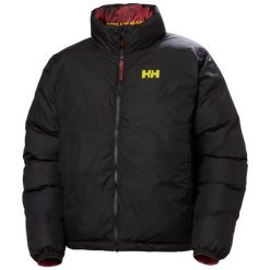 Damska odwracalna kurtka puchowa Helly Hansen Yu 23. Fioletowe kurtki Helly Hansen, bez wzorów, z puchu, eleganckie, bez kaptura. W wyprzedaży za 525.10 zł.