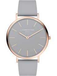 Liebeskind Zegarek kwarcowy w kolorze różowozłoto-szarym rozmiar: onesize. Szare, analogowe zegarki Liebeskind, ze stali. Za 345.36 zł.