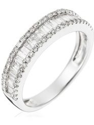 DIAMANTA Złoty pierścionek "Marabella" z diamentami rozmiar: 59. Szare pierścionki DIAMANTA, z diamentem, złote. Za 4,450.99 zł.