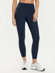 Girlfriend Collective Legginsy Compressive 4008 Granatowy Slim Fit. Niebieskie legginsy GIRLFRIEND COLLECTIVE, bez wzorów, z syntetyku, sportowe. Za 229.99 zł.