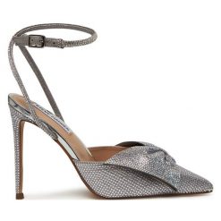 Szpilki Steve Madden. Szare sandały Steve Madden, bez wzorów, bez obcasa, na szpilce, bez zapięcia. Za 459.99 zł.