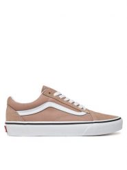 Vans Tenisówki Old Skool VN000D6WE2V1 Beżowy. Brązowe trampki Vans, bez wzorów, ze skóry, bez zapięcia. Za 229.99 zł.