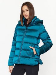 CMP Kurtka puchowa 33K3676 Turkusowy Regular Fit. Niebieskie kurtki CMP, na zimę, bez wzorów, z puchu, bez kaptura. Za 389.99 zł.
