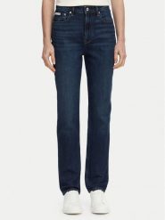 Calvin Klein Jeans Jeansy Thompson LV047D842G Granatowy Mom Fit. Niebieskie jeansy Calvin Klein Jeans, bez wzorów, z bawełny. Za 409.99 zł.