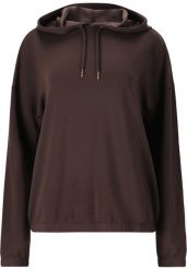 Bluza damska z kapturem Athlecia Namier. Brązowe bluzy Endurance, bez wzorów, z dresówki, klasyczne, bez ramiączek, bez kaptura. Za 237.00 zł.