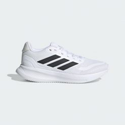 Buty Runfalcon 5. Niebieskie buty do biegania adidas, bez wzorów, z gumy, bez zapięcia, do biegania. Za 199.00 zł.